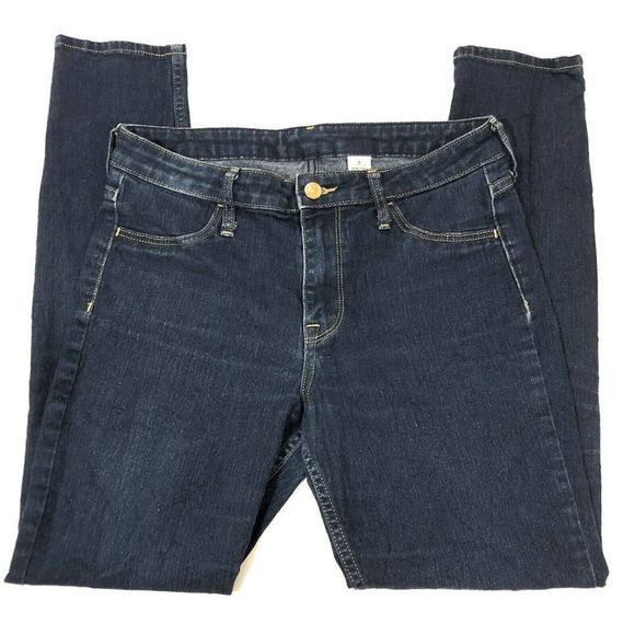 HM &Denim Skinny Jeans Blue Womens Pants Size 28 - Picture 1 of 6
